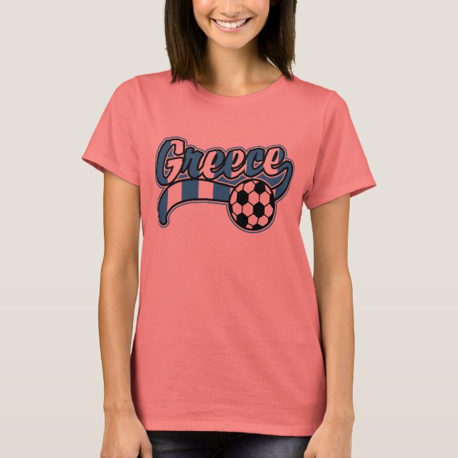 Greece Soccer T-Shirt (Front)