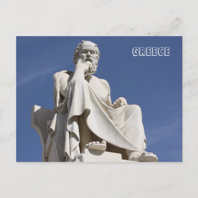 Greece Socrates Postcard (Front)