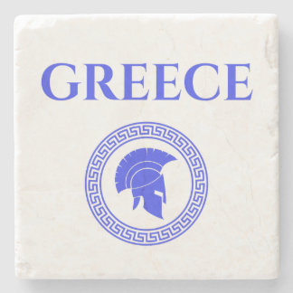 Greece Spartan  Stone Coaster