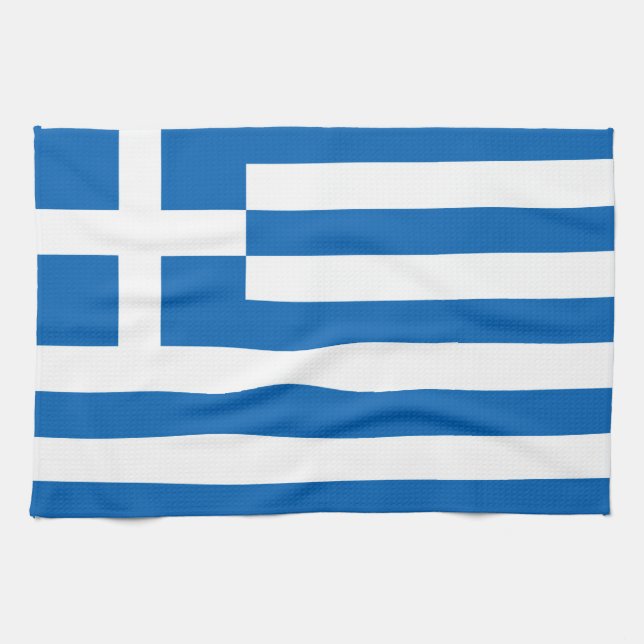 Greece Tea Towel (Horizontal)