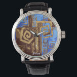 Greece Totem Tribal Abstract Art Personalised Watch<br><div class="desc">Greece Totem Tribal Abstract Art Personalised Watch for her and for him</div>