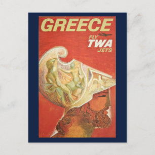 Greece Travel Postcard