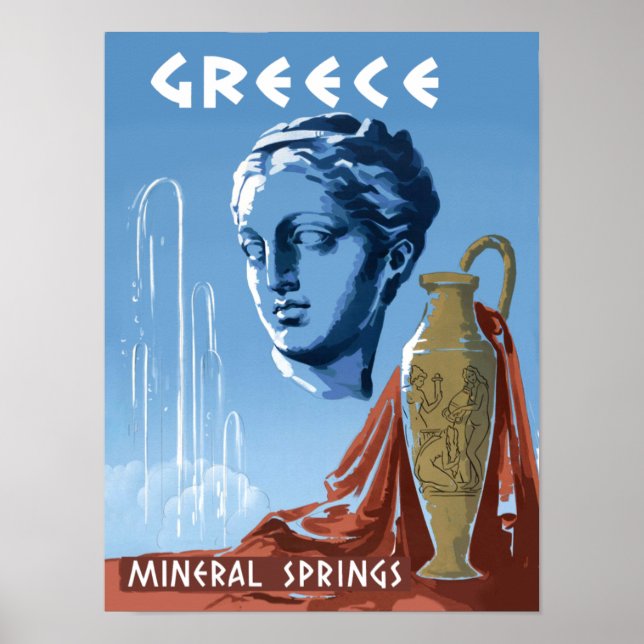 Greece Travel Poster (Front)