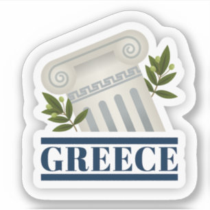 Greece Travel Vinyl Sticker