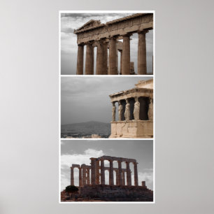 Greece Triple Poster