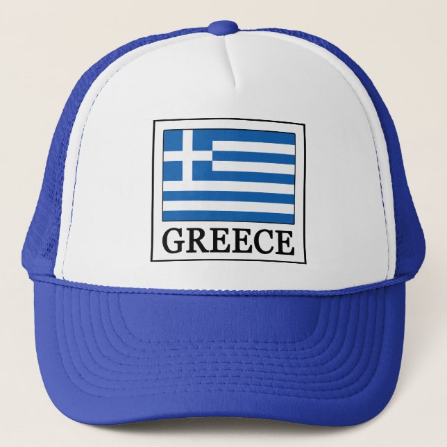 Greece Trucker Hat (Front)