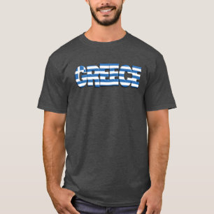 Greece typography with Greek flag T-Shirt