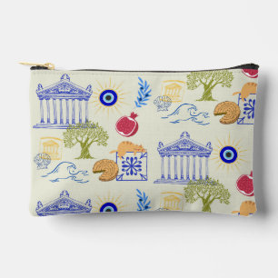  Greece Vacation Minimalism Accessory Pouch