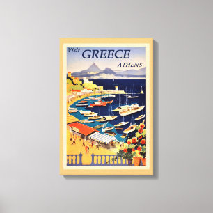 Greece Vintage  Canvas Print