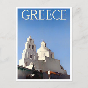 Greece vintage travel Postcard