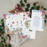 Greece Wedding Weekend Welcome Itinerary<br><div class="desc">Create the perfect wedding itinerary welcome letter with this stunning watercolor Greek template. Note: that the cards arrive flat, and you'll need to Fold Down the Middle to convert them to folded papers. If you’re planning a destination wedding, events cards are a great way to provide information to your guests...</div>