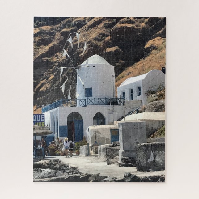 Greece Windmill Puzzle (Vertical)