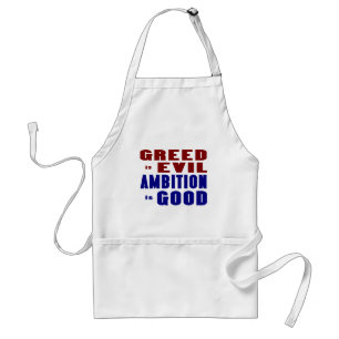 Greed and Ambition Standard Apron