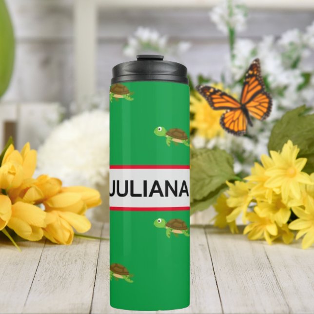 Greed Red Modern Turtle Tumbler (Creator Uploaded)