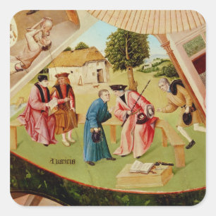 Greed Square Sticker