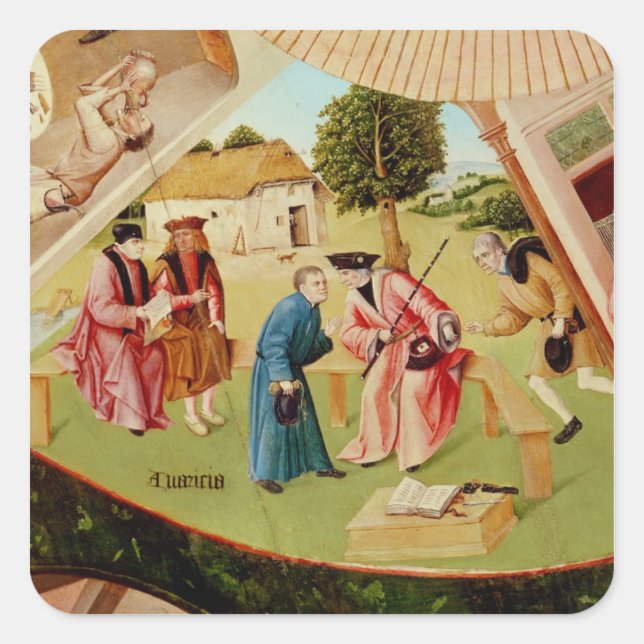 Greed Square Sticker (Front)