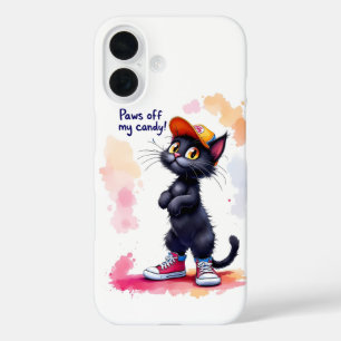 Greedy Cat, Halloween, author Natasha Us   iPhone 16 Case