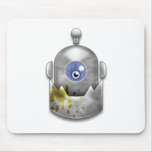Greedy Robot Logo Mouse Mat