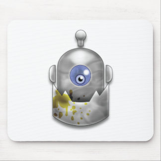 Greedy Robot Logo Mouse Mat