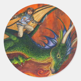 GreeHee Search For The Manuscript Classic Round Sticker