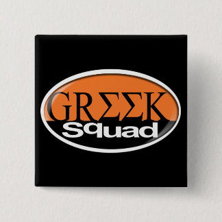 greek 15 cm square badge