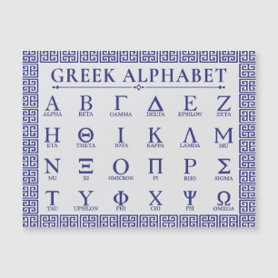 Greek Alphabet