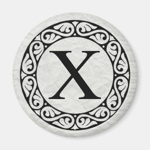 Greek Alphabet Letter Chi Magnet