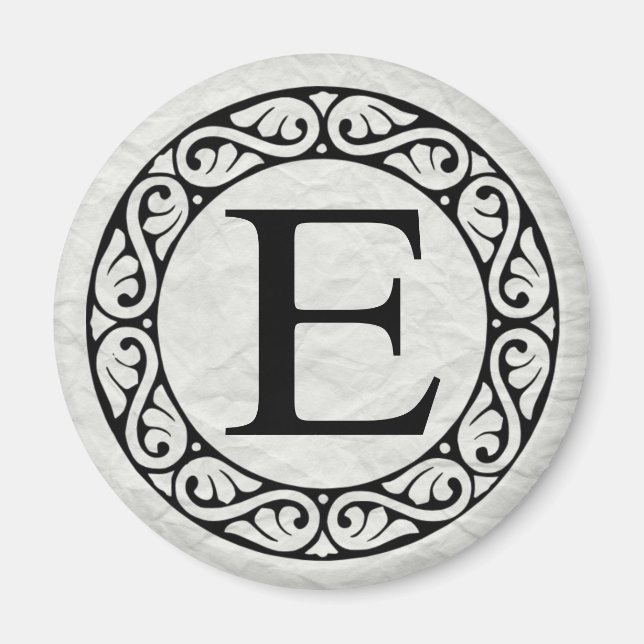 Greek Alphabet Letter Epsilon Magnet (Front)