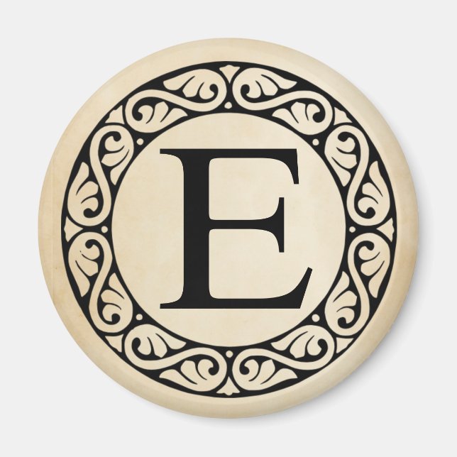 Greek Alphabet Letter Epsilon Magnet (Front)