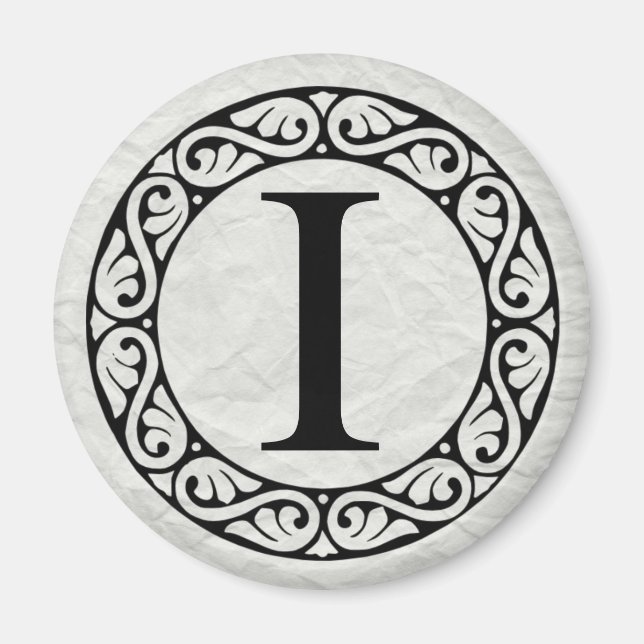 Greek Alphabet Letter Iota Magnet (Front)