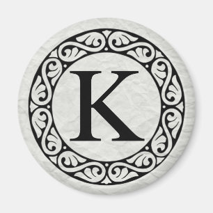 Greek Alphabet Letter Kappa Magnet