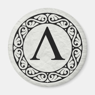 Greek Alphabet Letter Lambda Magnet