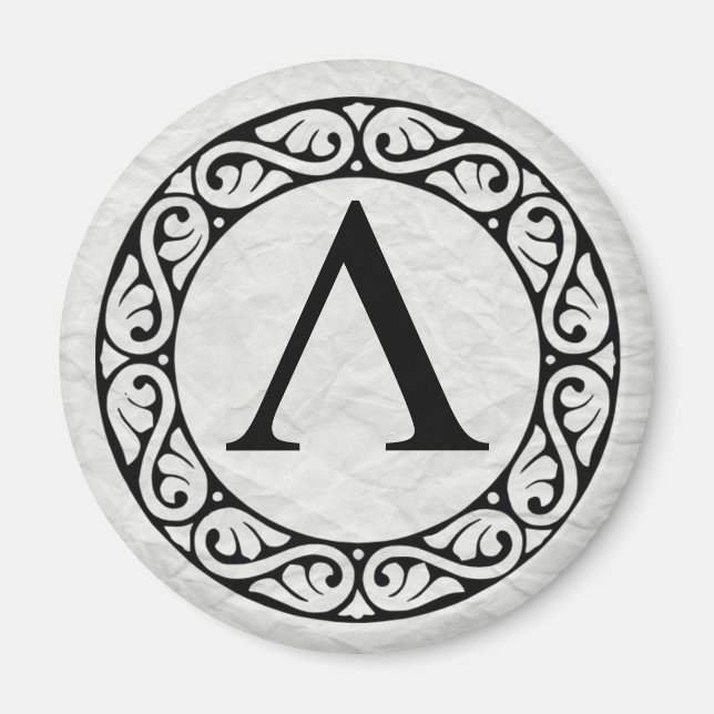 Greek Alphabet Letter Lambda Magnet (Front)