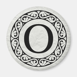 Greek Alphabet Letter Omicron Magnet