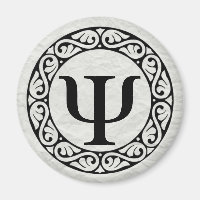 Greek Alphabet Letter Psi