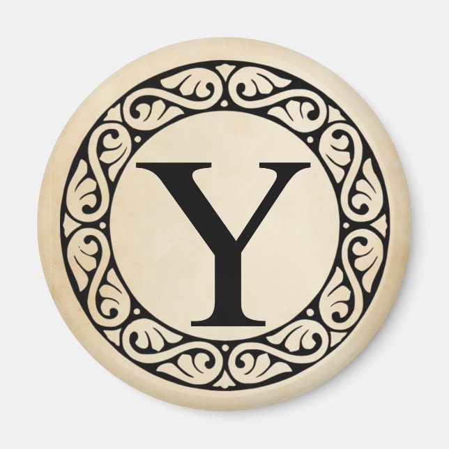 Greek Alphabet Letter Upsilon Magnet (Front)