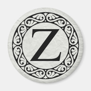 Greek Alphabet Letter Zeta Magnet