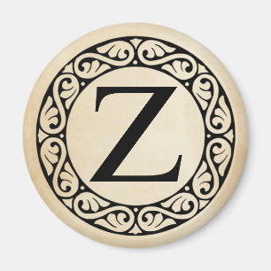 Greek Alphabet Letter Zeta Magnet