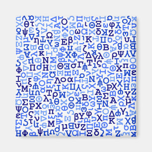Greek alphabet magnet