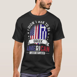 Greek American Countries Flags Pride Country Greec T-Shirt