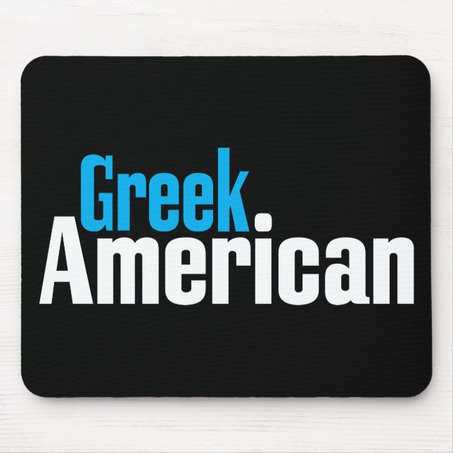 Greek American Mouse Mat (Front)