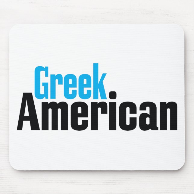 Greek American Mouse Mat (Front)