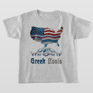 Greek American Roots T-Shirt