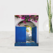 Greek and Turkish Style Blue Door