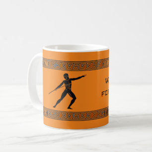 Greek Art - Will Kill for Coffee Mug