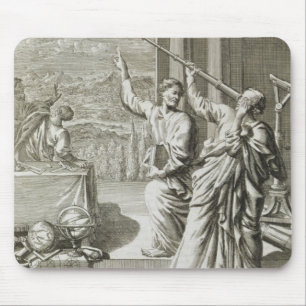 Greek Astronomer Studying the Stars, illustration Mouse Mat
