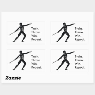 Greek Athlete Sports Inspirational Stickers