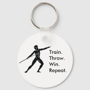 Greek Athlete Sports Winning Formula Keychain
