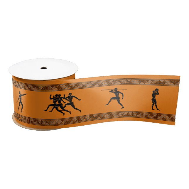 Greek Athletes Satin Ribbon (Spool)