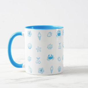 Greek Beach Minimalist Mug